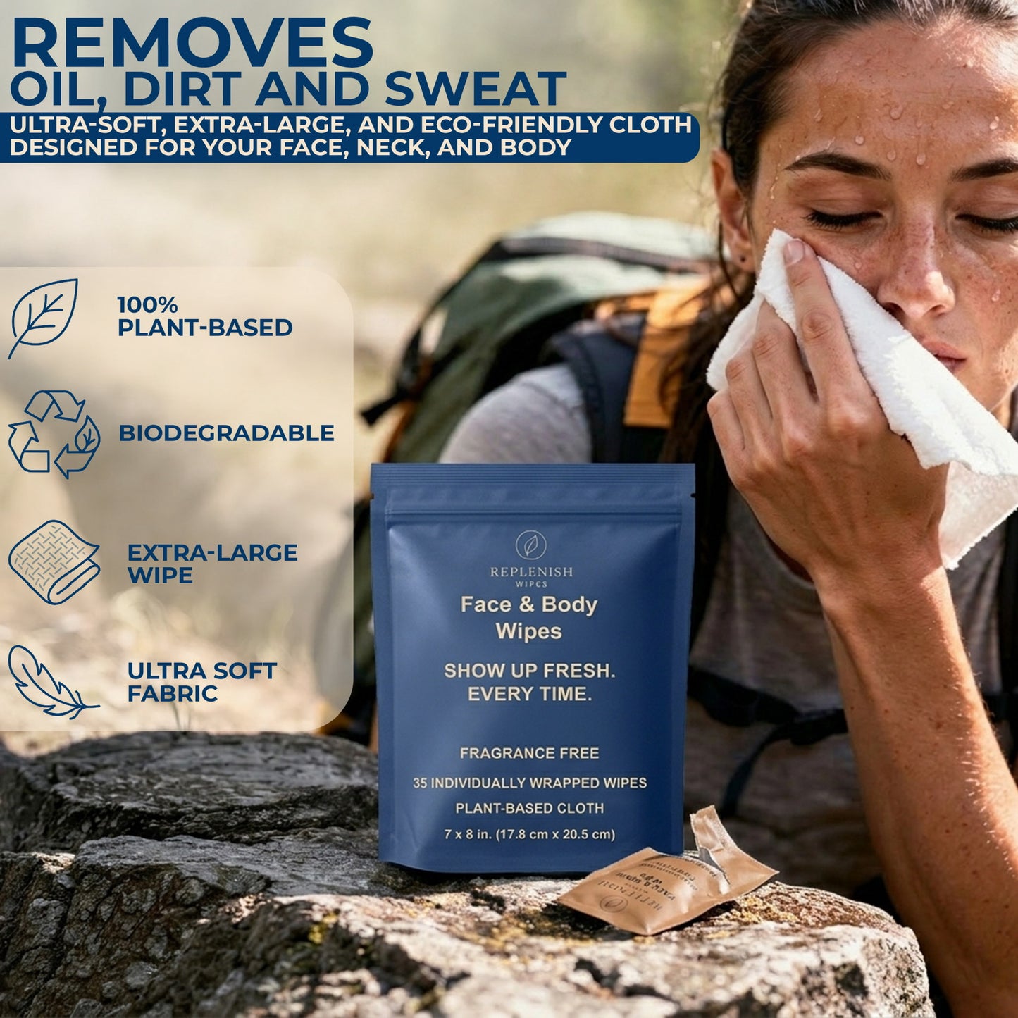 Replenish Wipes — Luxury Face + Body Wipes